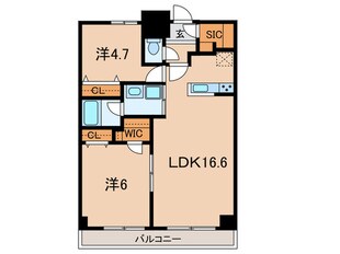 フェリシア宮崎台の物件間取画像